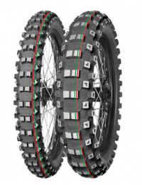 MITAS OPONA 90/100-21 TERRA FORCE-MX MH 57M (CZERWONO-ZIELONY PASEK) TT PRZÓD DOT 2024 (DOT:XMDC/XSDC) (ZAMIENNIK:70000131) 