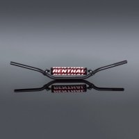 RENTHAL KIEROWNICA 7/8 CALA (22MM) MX HANDLEBAR BLACK JIMMY BUTTON PADDED KOLOR CZARNY Z GĄBKĄ 