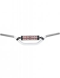 RENTHAL KIEROWNICA 7/8 CALA (22MM) MX MINI HANDLEBAR SILVER/GREY KAWASAKI KX 65 02-16 PADDED KOLOR SREBRNY/SZARY Z GĄBKA 