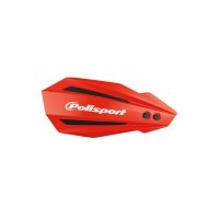 POLISPORT OSŁONY RĄK (HANDBARY) MODEL BULLIT Z UNIWERSALNYM ZESTAWEM MONTAŻOWYM 22/28 HONDA CR 07-22, CRF 07-21 KOLOR CZERWONY 