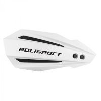 POLISPORT OSŁONY RĄK (HANDBARY) MODEL BULLIT Z UNIWERSALNYM ZESTAWEM MONTAŻOWYM 22/28 RIEJU MR 250/300 21-25 KOLOR BIAŁY 