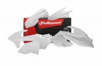POLISPORT WYPRZEDAŻ KOMPLET PLASTIKÓW KTM SX/SX-F 16-18 W ZESTAWIE TABLICA PRZEDNIA (8664900002) KOLOR BIAŁY 
