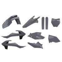 POLISPORT KOMPLET PLASTIKÓW (FULL KIT) KTM SX/SX-F 16-18 W ZESTAWIE TABLICA PRZEDNIA (8664900007) I OSŁONY AMORTYZATORÓW (839860 
