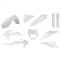 POLISPORT KOMPLET PLASTIKÓW (FULL KIT) KTM EXC/EXC-F TPI 20-23 W ZESTAWIE OSŁONA LAMPY (8668600001) I OSŁONY AMORTYZATORÓW (8398 