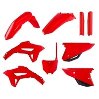POLISPORT KOMPLET PLASTIKÓW (FULL KIT) HONDA CRF 250R 22-24; CRF 450R 21-24 W ZESTAWIE TABLICA PRZEDNIA (8670700001) I OSŁONY AM 