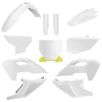 POLISPORT KOMPLET PLASTIKÓW (FULL KIT) HUSQVARNA TC/FC 23-25 W ZESTAWIE TABLICA PRZEDNIA (8671700001) I OSŁONY AMORTYZARORÓW (83 