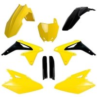 POLISPORT KOMPLET PLASTIKÓW (FULL KIT) SUZUKI RMZ 450 08-17 W ZESTAWIE TABLICA PRZEDNIA (8659300001) I OSŁONY AMORTYZARORÓW (839 