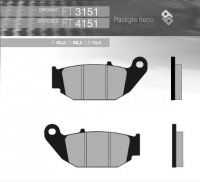 BRENTA KLOCKI HAMULCOWE KH629 HONDA CRF 250LD 13-16 TYŁ (FT 3151) 