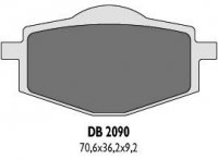 DELTA BRAKING KLOCKI HAMULCOWE KH101 TYŁ - ZASTĘPUJĄ DB2090MX-N ORAZ DB2090QD-N 