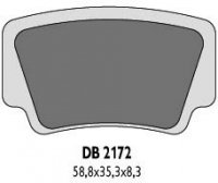 DELTA BRAKING KLOCKI HAMULCOWE KH463 KTM QUAD - ZASTĘPUJĄ DB2172MX-D ORAZ DB2172QD-D 