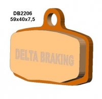 DELTA BRAKING KLOCKI HAMULCOWE KH612 KTM SX85 `12-20 PRZÓD - ZASTĘPUJĄ DB2206MX-D ORAZ DB2206QD-D 