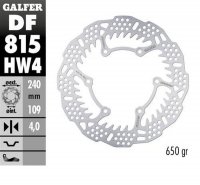 GALFER TARCZA HAMULCOWA TYŁ BETA 250RR 12-24; 300RR 13-24; 350RR 13-24; 400/430/450/480/498 13-24; X-TRAINER 15-24 (240X109X4MM) 