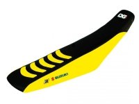 BLACKBIRD POKROWIEC / POSZYCIE NA SIEDZENIE SUZUKI RM 85 02-23 DOUBLE GRIP 3 KOLOR CZARNY ŻÓŁTY 