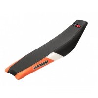 BLACKBIRD POKROWIEC / POSZYCIE NA SIEDZENIE KTM SX/SXF 07-10, EXC/EXCF 08-11 DREAM 4 KOLOR CZARNY POMARAŃCZOWY BIAŁY 