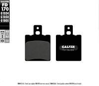 GALFER KLOCKI HAMULCOWE KH047 PÓŁMETALICZNE (GRUBOŚĆ 7,3MM) 