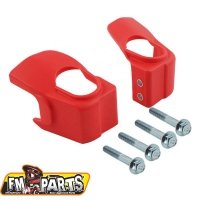FM-PARTS OSŁONA DOLNEJ CZĘŚCI AMORTYZATORA PRZÓD (Z ZESTAWEM MONTAŻOWYM) BETA RR/X-TRAINER KOLOR CZERWONY 