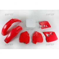 UFO KOMPLET PLASTIKÓW HONDA CR 125 91-92, CR 250 90-91, KOLOR OEM 92 (CZERWONY/BIAŁY) (HO097E999W) 