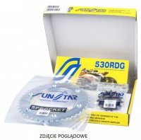SUNSTAR ZESTAW NAPĘDOWY HONDA CBR 1000RR 06-07 PLUS ZŁOTY (16/42/114) (DO 1400CC) (SUN52216/SUN1-5635-<br />42/SS530RTG1-114G) - MADE 