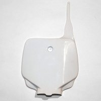 UFO TABLICA NA NUMER STARTOWY KAWASAKI KX 80 98-00, KX 85 01-13 KOLOR BIAŁY 