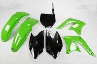 UFO KOMPLET PLASTIKÓW KAWASAKI KXF 250 08 KOLOR OEM (ZIELONY/CZARNY) (KA210E999) 
