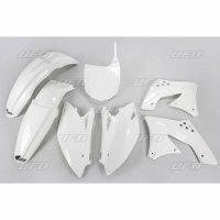 UFO KOMPLET PLASTIKÓW KAWASAKI KXF 250 09- 12 KOLOR BIAŁY (KA212E047) 