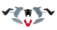 RACETECH (RTECH) KOMPLET PLASTIKÓW (BEZ PRZEDNIEGO BŁOTNIKA) T7 REVOLUTION YAMAHA TENERE 700 19-24 KOLOR SZARY/CZARNY/CZERWON<br />Y 