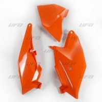 UFO BOCZKI TYLNE KTM SX 85 18-2023 Z POKRYWĄ FILTRA POWIETRZA KOLOR POMARAŃCZOWY 