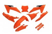 UFO KOMPLET PLASTIKÓW (FULL KIT) Z OSŁONAMI TELESKOPÓW (AMORTYZATORÓW) KTM SX 125 / 250 / 300 TBI 23-24, SX-F 250 / 350 / 450 23 