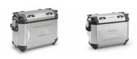 KAPPA 2025/05 KUFRY BOCZNE 48L MONOKEY CAM SIDE KVG48A KVOYAGER ALUMINIOWE PRAWY / LEWY KOLOR SREBRNY 