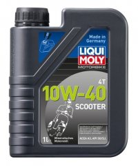 LIQUI MOLY OLEJ SILNIKOWY MOTORBIKE 4T MINERALNY 10W40 SCOOTER 1L (6) 