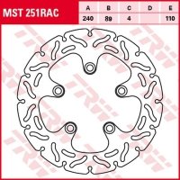 TRW ZF TARCZA HAMULCOWA TYŁ KAWASAKI J 300 14-16, SUZUKI GSF 600/650/1200 BANDIT 94-06, SV 650 99-02, GSX/F 98-06, GSX-R 88-95, 