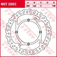 TRW ZF TARCZA HAMULCOWA PRZÓD HUSQVARNA WR / CR / TE / TC 125 - 610 98-13 