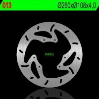NG TARCZA HAMULCOWA PRZÓD GAS GAS HALLEY 125/450 08-09, RIEJU MARATHON 125 08-18, MRT/MRX/SMX 50/125 (260x108x4MM) (6X7.5MM) 