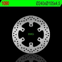 NG TARCZA HAMULCOWA PRZÓD PIAGGOP 50/125/250/300/400/5<br />00, GILERA 125/200/500, BMW G650X-TYŁ (240X105X4,5) (6x6,25mm) 