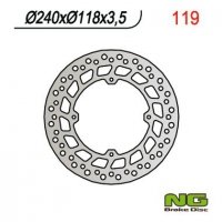 NG TARCZA HAMULCOWA PRZÓD HONDA CRM 125, XLR 125, XR 250/600 (240x118x3,5) 