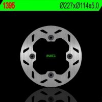 NG TARCZA HAMULCOWA PRZÓD POLARIS RANGER 500/570/700/800/900 09-18 (227X114X5) (4X14,3MM) 