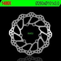 NG TARCZA HAMULCOWA PRZÓD HONDA CRF 250/450R 15-22 (260X101X3) (6X6,5MM) WAVE 