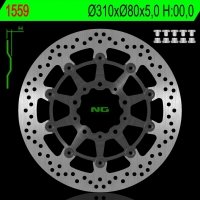 NG TARCZA HAMULCOWA PRZÓD KAWASAKI Z 1000 ABS 15-17, Z 1000 15-17, ZX6R 13-17, Z800 12-18, GTR 1400 07-18, ZZR 1400 06-18 (310X8 