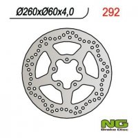 NG TARCZA HAMULCOWA PRZÓD APRILIA 50/125/200/250/400/5<br />00 SCARABEO, PIAGGIO MEDLEY 125/150 16-18 (260X60X4,0MM) (5X8,5MM) - ZASTĘ 
