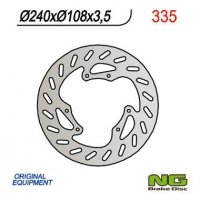 NG TARCZA HAMULCOWA PRZÓD DERBI 50 SENDA R/R-RACER/X-TREME/X-<br />RACE 00-09 (240x108x3,5) 