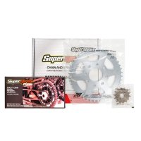 SUPERSPROX ZESTAW NAPĘDOWY KOMPLETNY HONDA CBR 125 R 4,5,6,7,8,9,A (JC34/39) (2004-2010) (15/42/428-124) 
