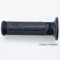 PROGRIP MANETKI PG732 ROAD (22+25MM, DŁ.125MM) KOLOR TYTANOWY/CZARNY (DWUSKŁADNIKOWE) (732-298) 