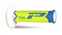 PROGRIP MANETKI PG788 OFF ROAD (22+25MM, DŁ.115MM) KOLOR BIAŁY/NIEBIESKI/ŻO<br />ŁTY (TRÓJSKŁADNIKOWE) (788-245) (PG788/23) 