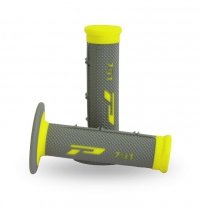 PROGRIP MANETKI PG791 OFF ROAD (22+25MM, DŁ.115MM) KOLOR SZARY/ŻÓŁTY FLUO (DWUSKŁADNIKOWE) (791-347) (PG791YF/GR) 