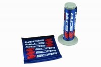 SCAR RACING NAKŁADKI OCHRONNE NA MANETKI KOLOR NIEBIESKI/BIAŁY/CZE<br />RWONY 
