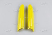 UFO OSŁONY TELESKOPÓW ( AMORTYZATORÓW ) PRZEDNICH SUZUKI RM 125/250 07-23, RMZ 250/450 07-23, KOLOR ŻÓŁTY 