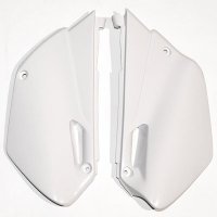 UFO BOCZKI TYLNE YAMAHA YZ 80 02, YZ 85 03-14, KOLOR BIAŁY 