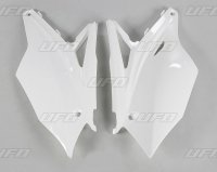 UFO BOCZKI TYLNE KAWASAKI KXF 450 '16-'18,KXF 250 '17-'20 KOLOR BIAŁY 