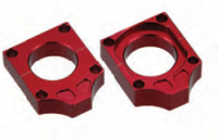 Accel napinacz tylnej ośki - Honda CRF 450 (02-08) - czerwony 