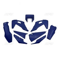 UFO KOMPLET PLASTIKÓW HUSQVARNA TE/TX/FE '20 KOLOR NIEBIESKI 